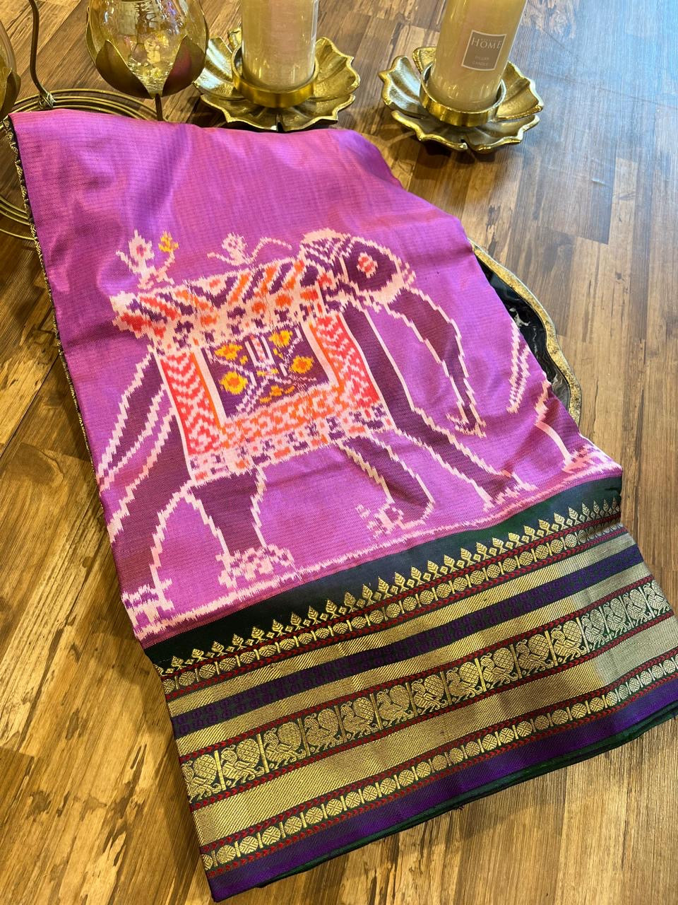 Light Purple Twill ikkat